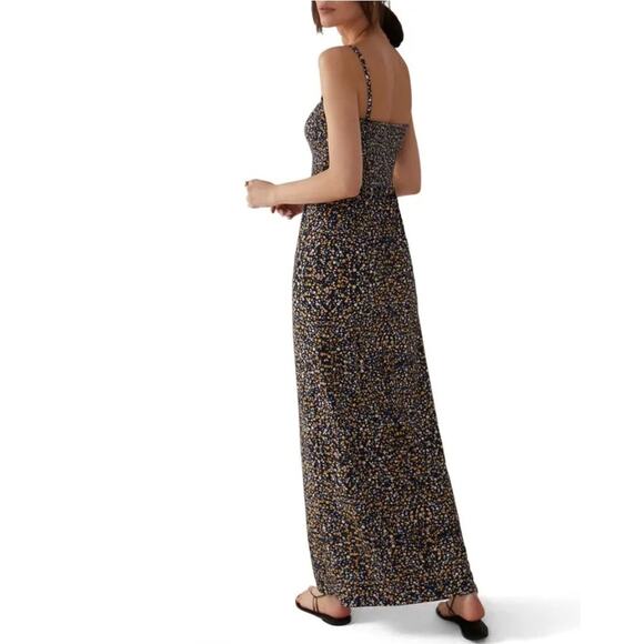 FAVORITE DAUGHTER The Apartment Smocked Floral Maxi Dress Sz M - Picture 3 of 9